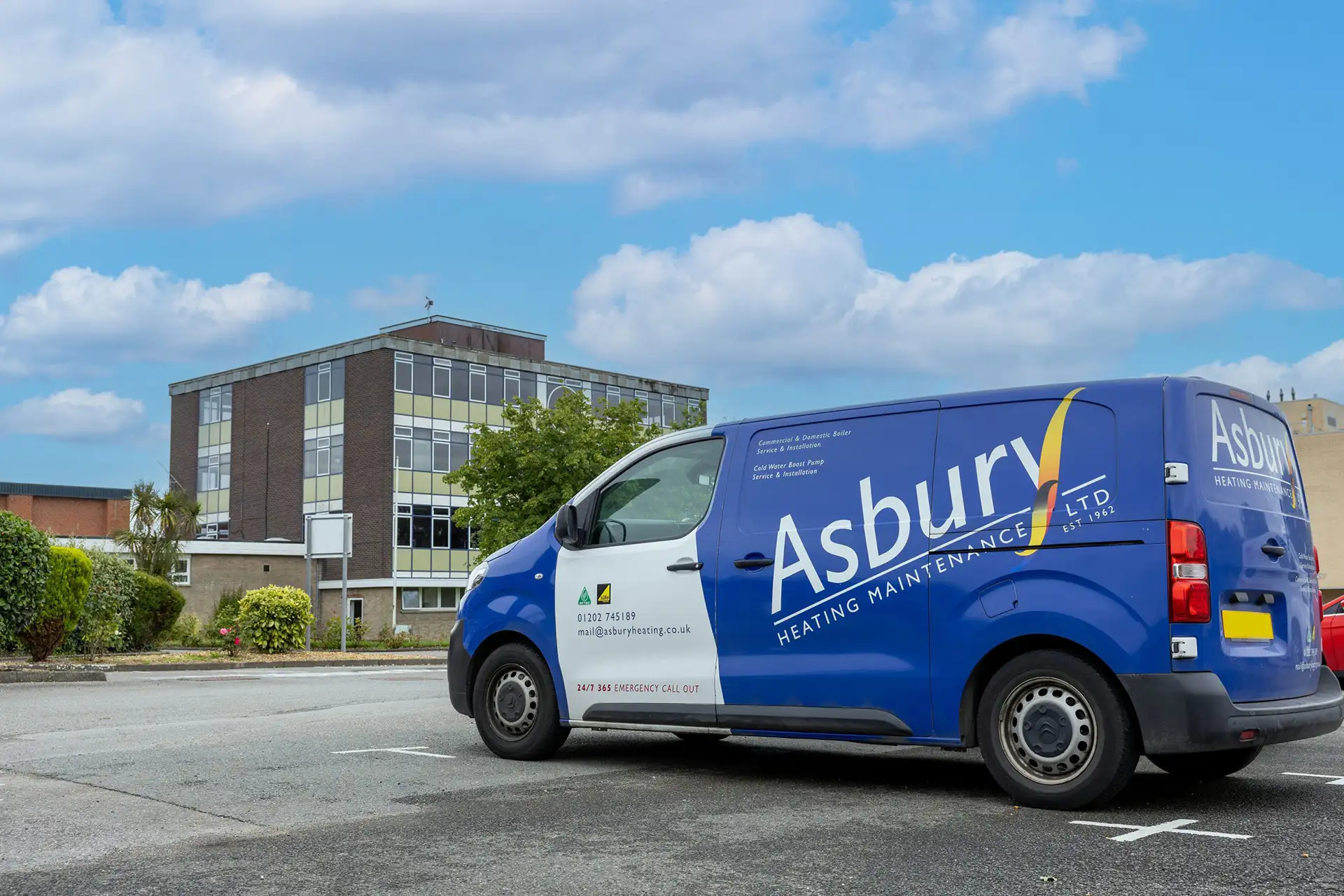 Asbury Van at a School