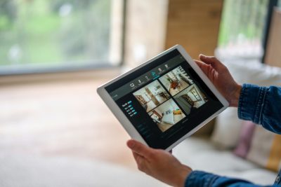 CCTV On Tablet