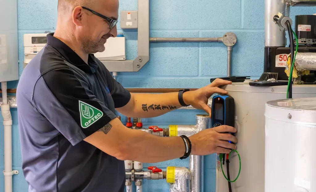 Checking a School Boiler